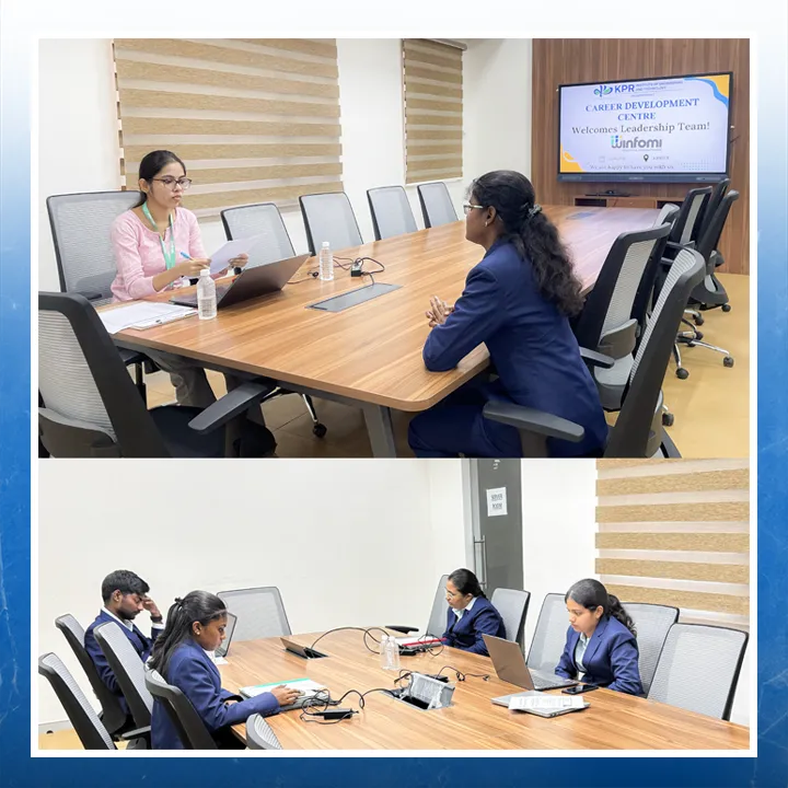 Winfomi AI campus training session at PSG Institute of Technology and Applied Research with students